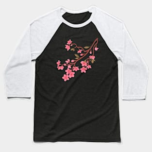 PINK SAKURA JAPANESE FLOWER Baseball T-Shirt